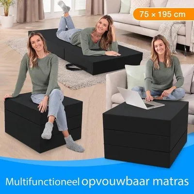 Produktbild von Famanu Faltmatratze Praktisches Gästebett - 75 x 195 x 15 cm