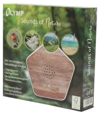 Produktbild von Sounds of Nature Box 4 Naturklänge Vogelgesang Bachgeflüster Bergwiesen Meeresrauschen