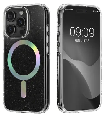 Produktbild von kwmobile Hülle kompatibel mit Apple iPhone 16 Pro Handyhülle - Hard Case mit TPU Bumber - Schutzhülle kompatibel mit MagSafe - Kameraschutz -