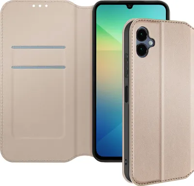 Image de Avizar, Classic Edition Kunstlederetui Samsung Galaxy A06, Gold