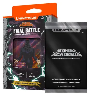 Obrázek produktu pro UniVersus My Hero Academia Finální bitva série výzvy balíček (Hrdinové / Zločinci)