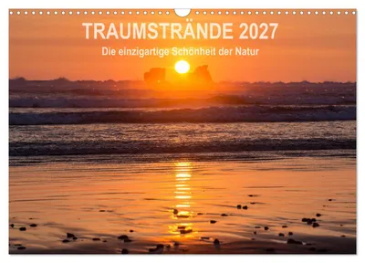 Produktbild von Kalender Traumstrände 2027 (Wandkalender 2027 DIN A3 quer), CALVENDO Monatskalender