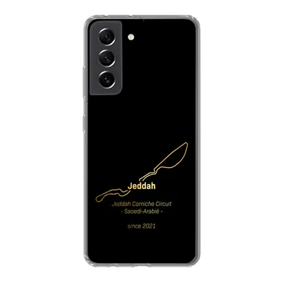 Produktbild von MuchoWow® Handyhülle Schutzhülle Hülle für Samsung Galaxy S21 FE Dschidda - Formel 1 - Rennstrecke Silikon Softcase Handy Hülle - Mobiltelefonhülle