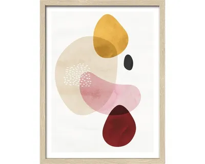Produktbild von Gerahmtes Bild Abstract Shapes Vlll 33x43 cm