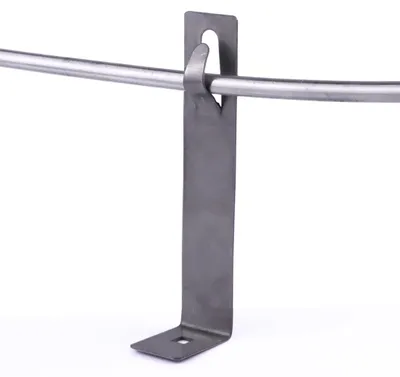 Produktbild von Haus-Held Runddraht Halter Blitzschutz V4A Edelstahl für Draht 8-10 mm Erdung Dach Montage
