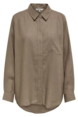 Produktbild von ONLY Damen Onltokyo L/S Linen Blend Shirt PNT Noos Langarmhemd Mit Normaler Pass