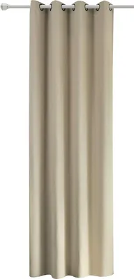 Produktbild von WOLTU Vorhang Gardinen Blickdicht Verdunkelungsvorhang mit Ösen, 130g/m² für Wohnzimmer Schlafzimmer 135x225cm, Sand, (1 Stück)