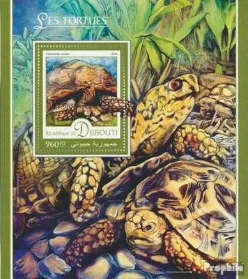 Produktbild von Briefmarken Dschibuti 2016 Mi Block 230 (kompl. Ausg.) postfrisch Schildkröten