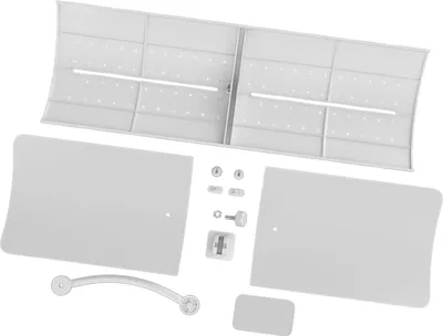 Image de Déflecteur de climatisation en plastique, facile à nettoyer Conditionneur de fenêtre, bol pour la maison