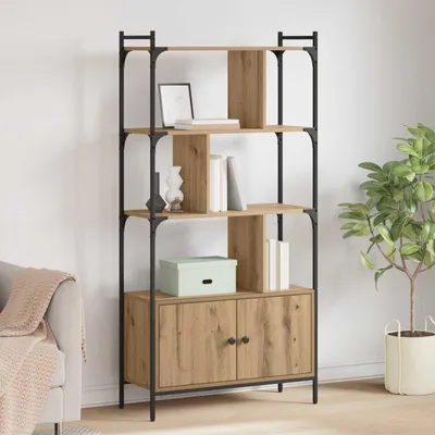 Image de Maison Exclusive - Bibliothèque 76,5 x 30 x 154,5 cm en aggloméré