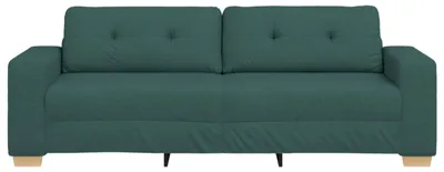 Produktbild von vidaXL 3-Sitzer-Sofa Dunkelgrün 220 cm Stoff