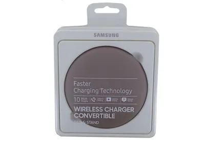 Produktbild von Samsung EP-PG950BBEGWW Wireless Charger Schnellladestation (geeignet für Samsung Galaxy S8) Braun