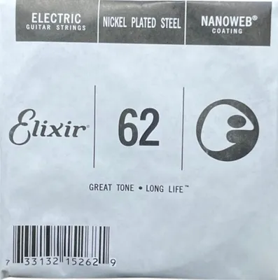 Produktbild von Elixir 15262 Nanoweb Nickel - Einzelsaite 062