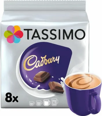 Image de Tassimo® Cadbury®, Chocolat chaud, 8 capsules MAXI,= 8 boissons