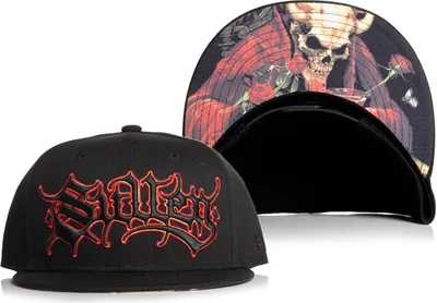 Immagine prodotto di Sullen Clothing Snapback Cap Till Death Tattoo Basecap Mütze Kappe Schädel Rosen