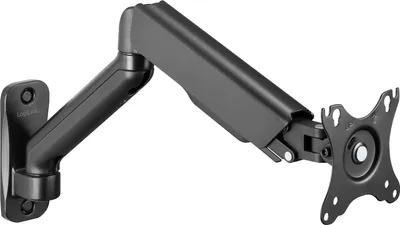 Produktbild von LogiLink Monitorarm zur Wandmontage Armlänge: 450 mm schwarz