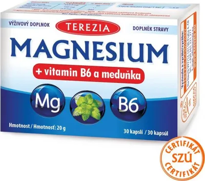 Immagine prodotto di Magnesio + vitamina B6 e melissa 30 capsule