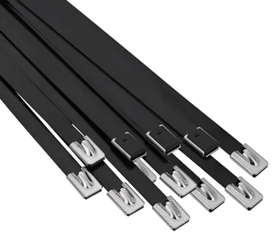 Obrázok produktu pre vidaXL Spony na káble, 12 kusov, 7,9 x 200 mm, čierna
