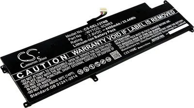 Produktbild von TECHTEK Laptop Akkus Kompatibel mit [Dell] Latitude 13 7370 Ersetzt WY7CG, für XCNR3