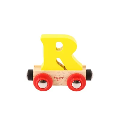 Obrázok produktu pre Bigjigs Rail Wagon Drevená vláčiková dráha - písmeno R