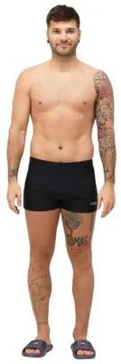 Produktbild von Squba Training Badehose Boxer Schwarz L Mann Schwarz L