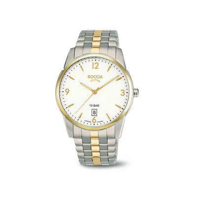 A product shot of a watch on a white background.