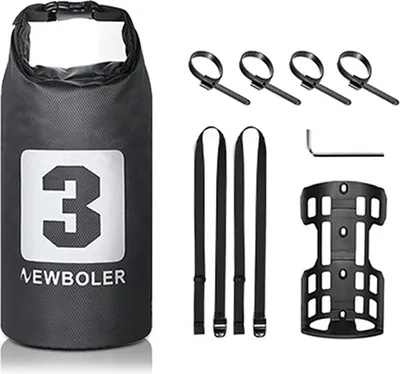 Produktbild von 3L Fahrradgabeltasche, wasserdicht, Rolltop, Trockentasche, Fahrradgabeltasche, Fahrradtasche, Fahrradtasche