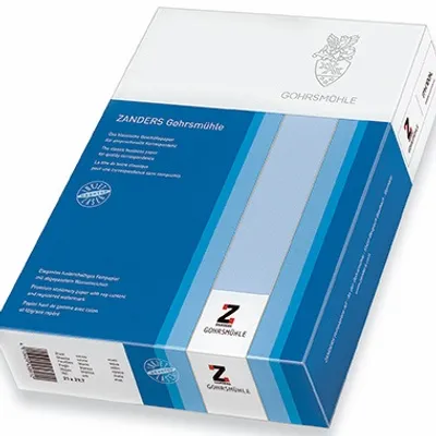 Produktbild von Zanders Briefpapier Gohrsmühle Papierformat: DIN A4 Grammatur: 90 g/m²