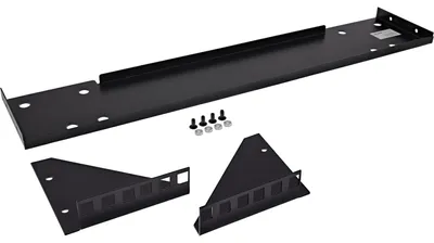 Produktbild von InLine 19" Rack zur Untertisch-Montage, 2HE, schwarz, Regal, Schwarz, 773 g
