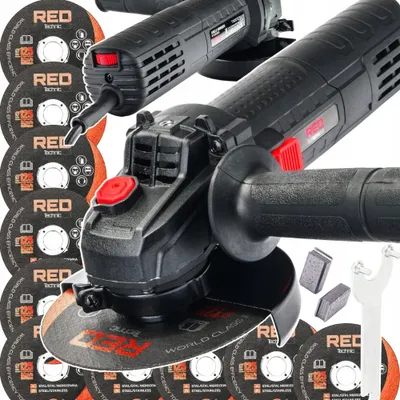 Produktbild von Roter Technic Winkelschleifer 125Mm 1300W Mit Stufenloser Drehzahlregelung