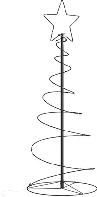 Obrázek produktu pro LED vánoční stromek 80 teplých bílých LED 120 cm
