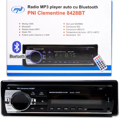 Produktbild von PNI PNI-8428BT 1-DIN Autoradio Bluetooth