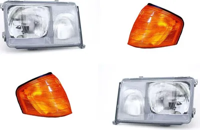 Obrázek produktu pro Johns, sv?tlomet HSW vhodný pro Mercedes W124 84-89 H4 H3 sada levého pravého blinkru