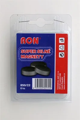 Obrázek produktu pro 850/22 super silné magnety, 6 ks