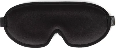 Produktbild von Tiefe Entspannung - Komfortables 3D viskoelastisches Schlafmasker mit Ohrstöpseln und Tasche - Schwarz