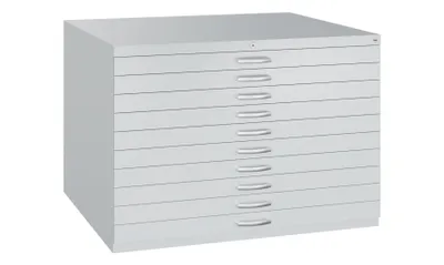 Produktbild von CP 7100 Planschrank verkehrsweiß 10 Schubladen 110,0 x 76,5 x 76,0 cm
