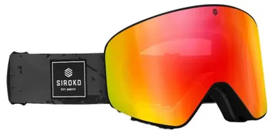 Image de Masque de ski Siroko Gx rouge, noir, miroir rouge/CAT3 rouge, noir, miroir rouge/CAT3