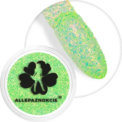 Image de Shine Neon Allepaznokcie Poudre pour ongles verte 2 g n° 06