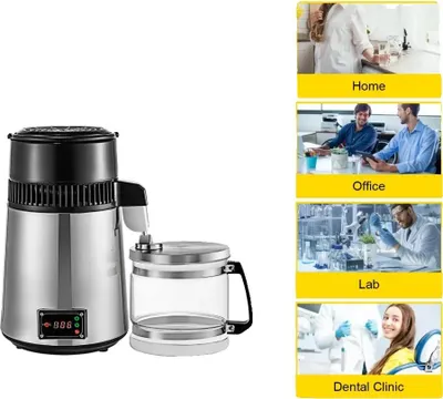 Zdjęcie produktu dla Destylarka do wody, regulowana temperatura, duża moc, 4 litry