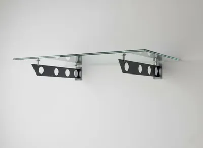 Produktbild von Glaszentrum Hagen 170x90 cm Glasvordach Klar RAL7016-S