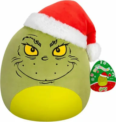 Obrázek produktu pro Squishmallows - Plyšová figurka - Grinch s kloboukem - cca 25 cm