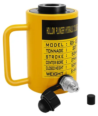 Productafbeelding van Hydraulische cilinderhijser, draagvermogen 20 ton, veelzijdige functies, geel