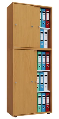 Produktbild von Büroschrank Schiebetüren Lona 5fach