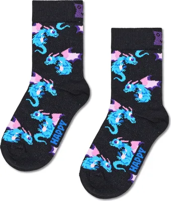 Produktbild von Happy Socks Anime Dragon Crew-socken Schwarz EU 33-35 Schwarz EU 33-35