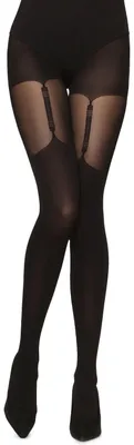 Produktbild von Merry Style Damen Strumpfhose MS 260 40 DEN (Schwarz, M) .
