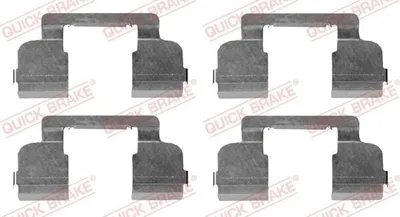 Produktbild von QUICK BRAKE 109-1698 Zubehörsatz Scheibenbremsbelag Vorne für RENAULT TWINGO II (CN0) CLIO II (BB0/1/2, CB0/1/2) TWINGO I (C06) für DACIA SANDERO