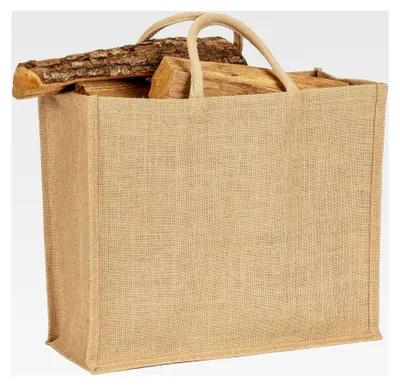 Produktbild von Wiederverwendbare Einkaufstasche aus Jute, 29 l, 45 x 21 x 39 cm