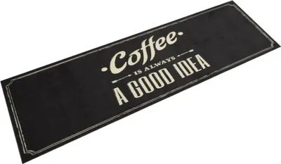 Produktbild von Küchenteppich Waschbar Kaffee 45x150 cm Samt