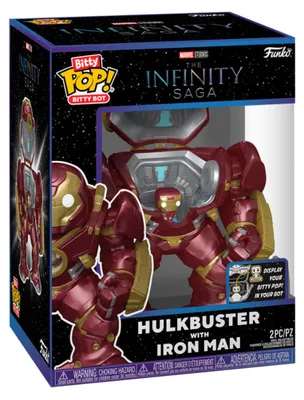 Produktbild von Marvel - Infinity Saga - Hulkbuster with Iron Man Bitty Pop! Bot Funko