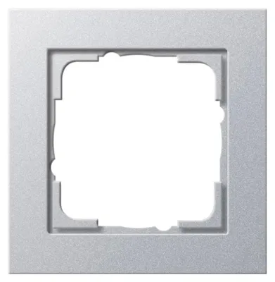Produktbild von Gira REV E2 Abdeckrahmen 1-Fach Aluminium-Optik